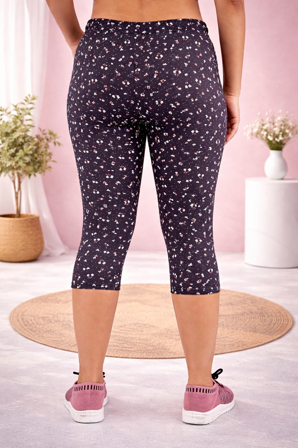 Comfort Lady Printed Relax Capri