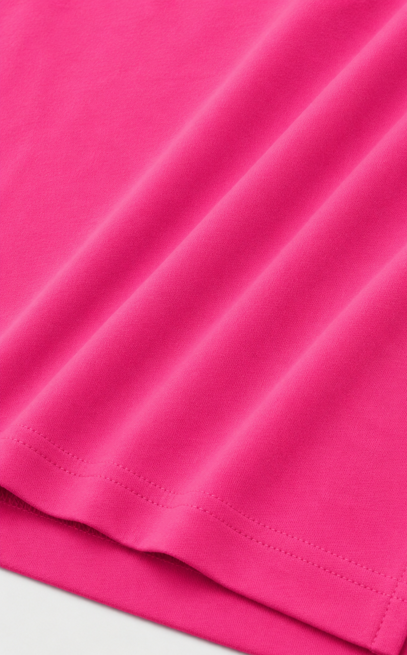Comfort Lady Regular Fit Long Camisole - Fushia