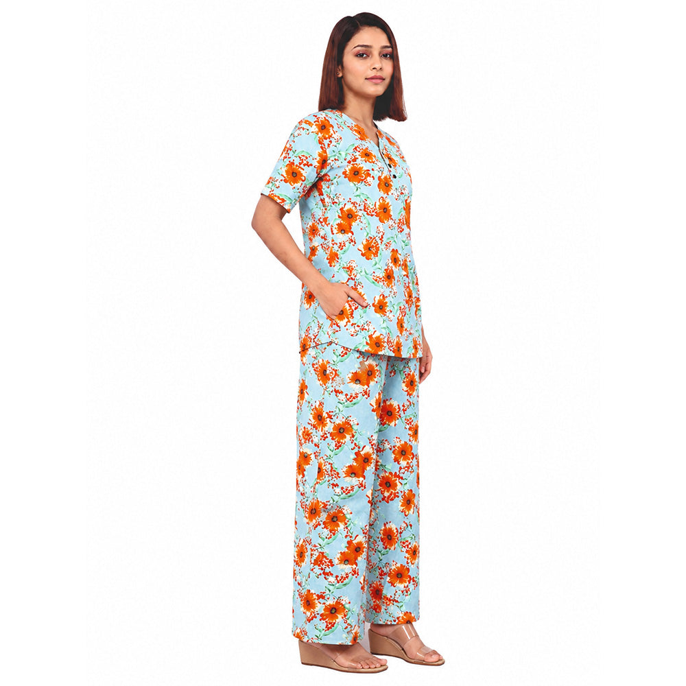 COMFORT LADY CO ORD SET WOMEN | PRINTED LOUNGE WEAR TWO PIECE OUTFIT | AIRPORT LOOK & TRAVEL WEAR