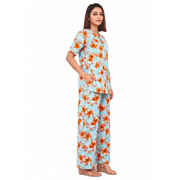 COMFORT LADY CO ORD SET WOMEN | PRINTED LOUNGE WEAR TWO PIECE OUTFIT | AIRPORT LOOK & TRAVEL WEAR