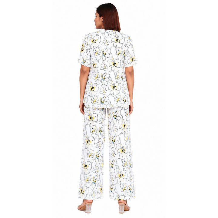 COMFORT LADY CO ORD SET WOMEN | PRINTED LOUNGE WEAR TWO PIECE OUTFIT | AIRPORT LOOK & TRAVEL WEAR
