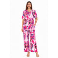 COMFORT LADY CO ORD SET WOMEN | PRINTED LOUNGE WEAR TWO PIECE OUTFIT | AIRPORT LOOK & TRAVEL WEAR swatch