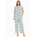 COMFORT LADY CO ORD SET WOMEN | PRINTED LOUNGE WEAR TWO PIECE OUTFIT | AIRPORT LOOK & TRAVEL WEAR swatch