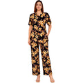 COMFORT LADY CO ORD SET WOMEN | PRINTED LOUNGE WEAR TWO PIECE OUTFIT | AIRPORT LOOK & TRAVEL WEAR swatch