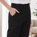 Comfort Lady Denim Long Flair Pant for Women | High Waist Wide Leg Trousers swatch