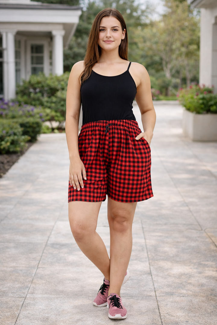 Comfort Lady Printed Shorts