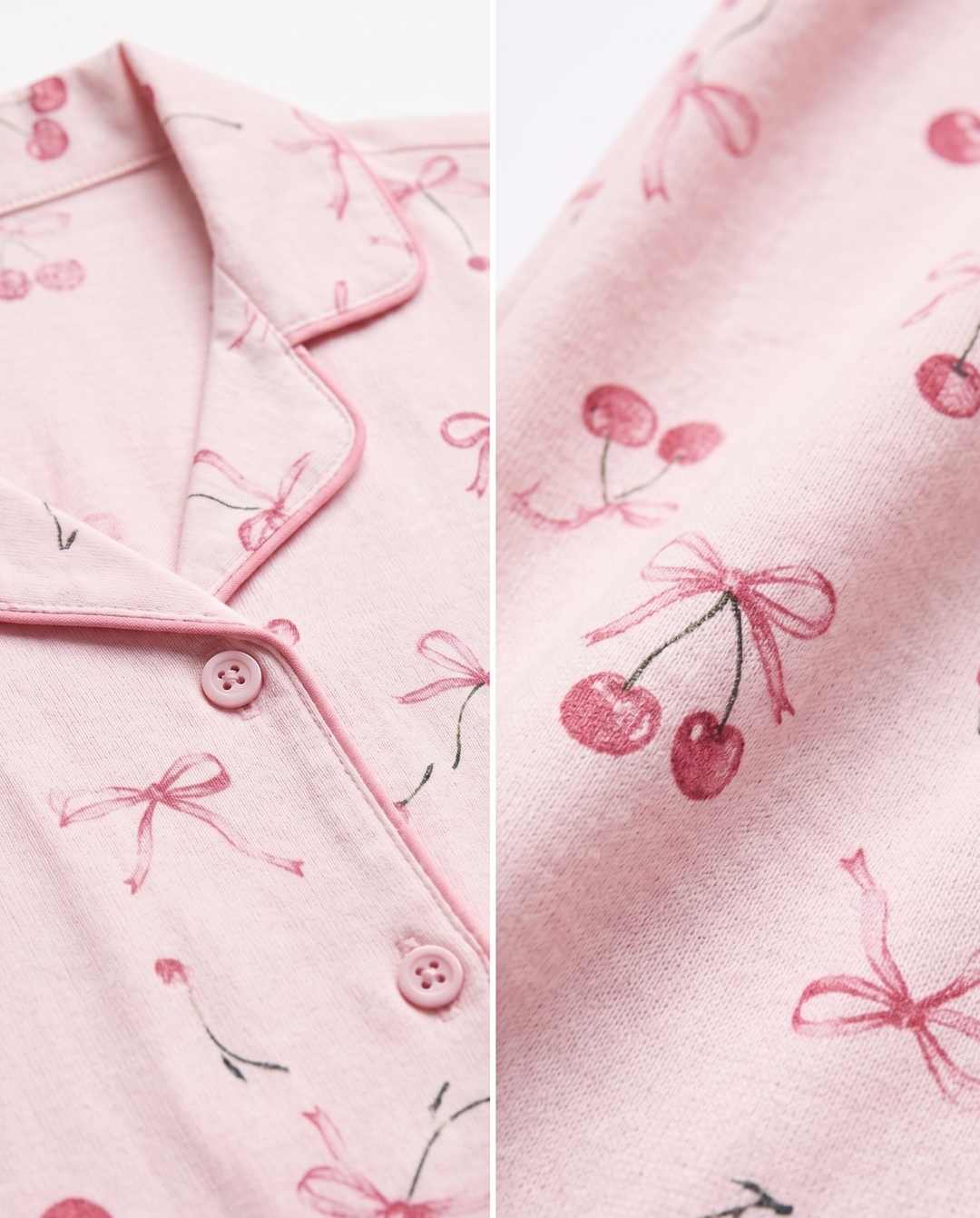 Nightsuit Collared Printed Shirt with Pyjama Pant Co-ord