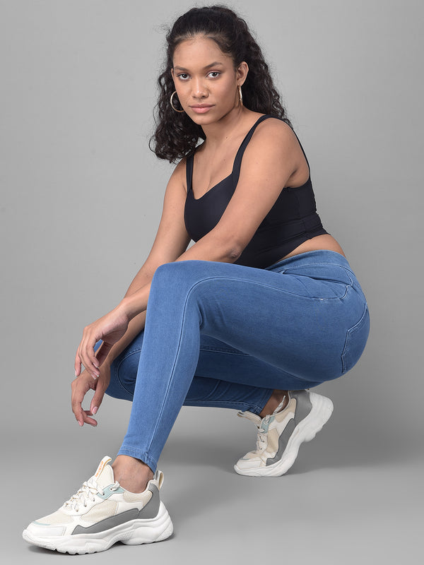 Comfort Lady Regular Fit Denim Jeggings - Comfort Lady Private Limited
