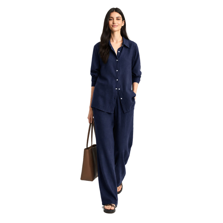 Summer Co-Ord Set - Navy
