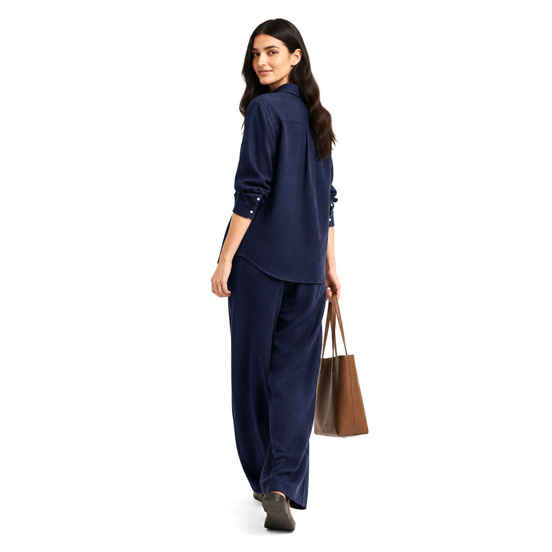 Summer Co-Ord Set - Navy