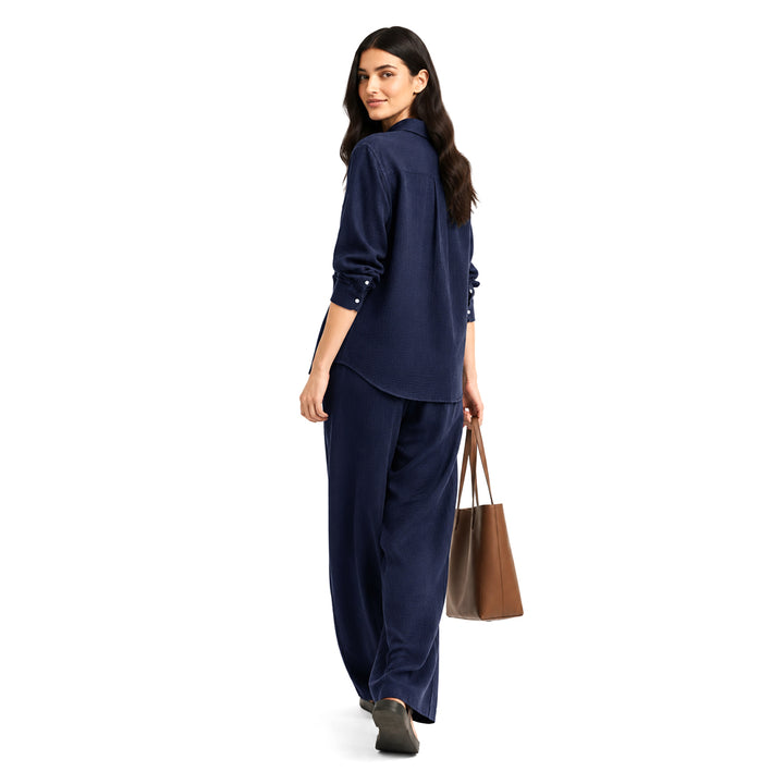 Summer Co-Ord Set - Navy
