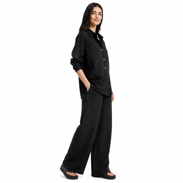 Summer Co-Ord Set - Black
