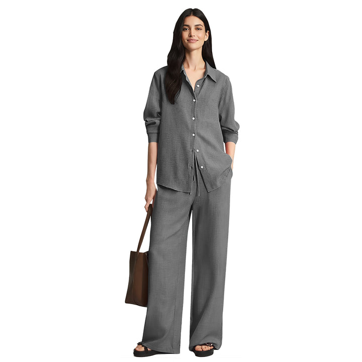 Summer Co-Ord Set - Grey